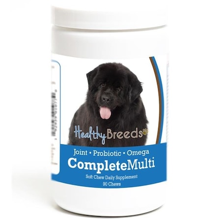 Healthy Breeds Healthy Breeds 192959010770 Newfoundland all in one Multivitamin Soft Chew - 90 Count 192959010770